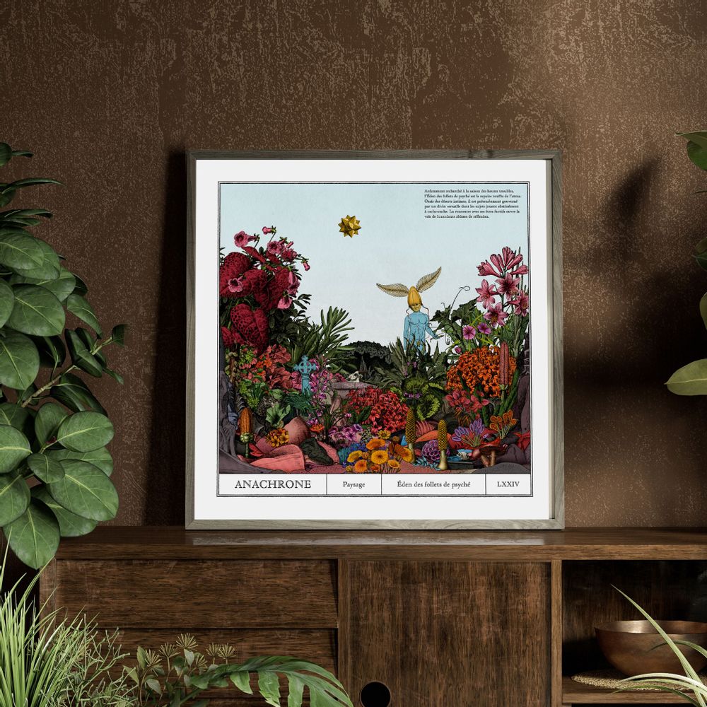 Affiches - Affiche d'art - Eden des follets de psyché - ANACHRONES