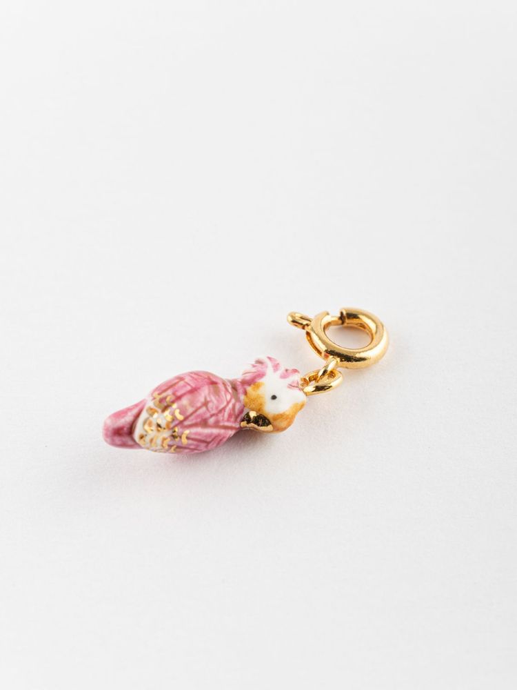Bijoux - Charm's cacatoès rose - Vibration - NACH