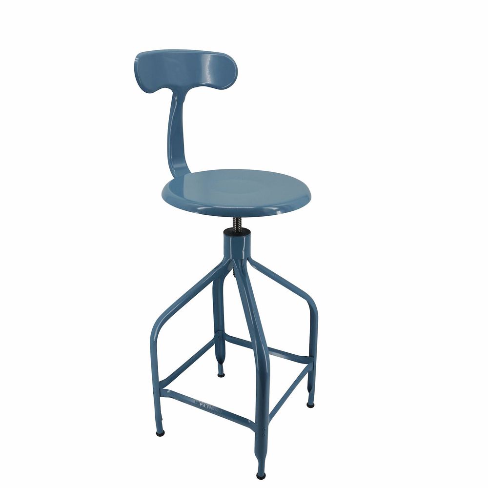 Stools for hospitalities & contracts - Nicolle® “DRAFTSMAN” Adjustable Chair H65/80cm - NICOLLE CHAISE