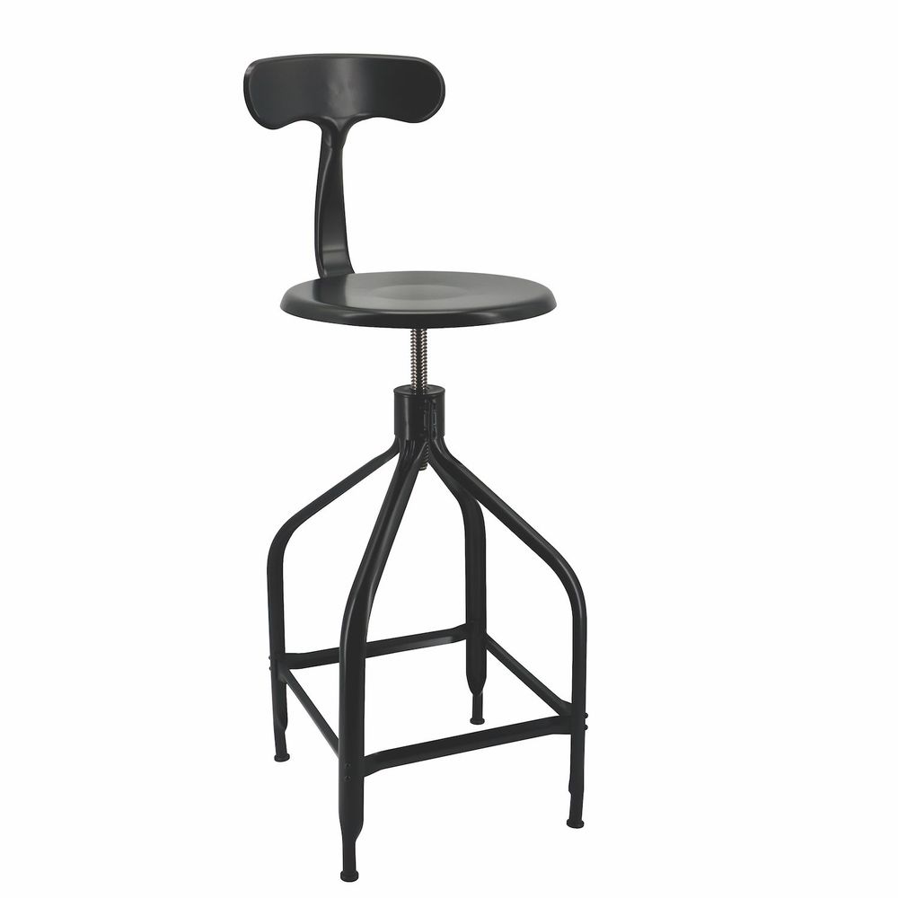 Stools for hospitalities & contracts - Nicolle® “DRAFTSMAN” Adjustable Chair H65/80cm - NICOLLE CHAISE