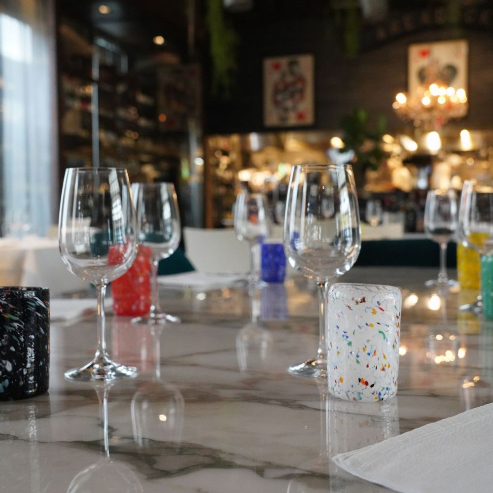 Glass - GO.TO Murano drinking glass - WAVE MURANO GLASS