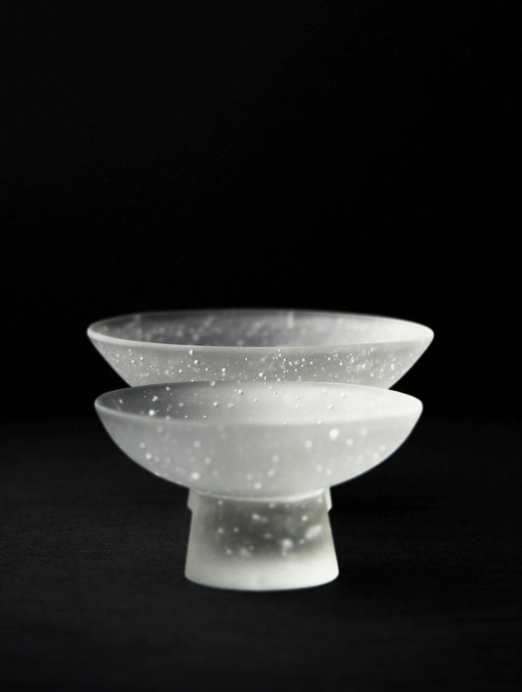 Verre d'art - [Yurigonggi] Black and White - KOREA CRAFT & DESIGN FOUNDATION