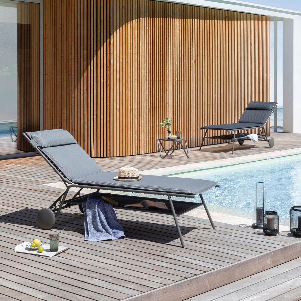 Deck chairs - MIAMI II HIGH - beComfort® - LAFUMA MOBILIER