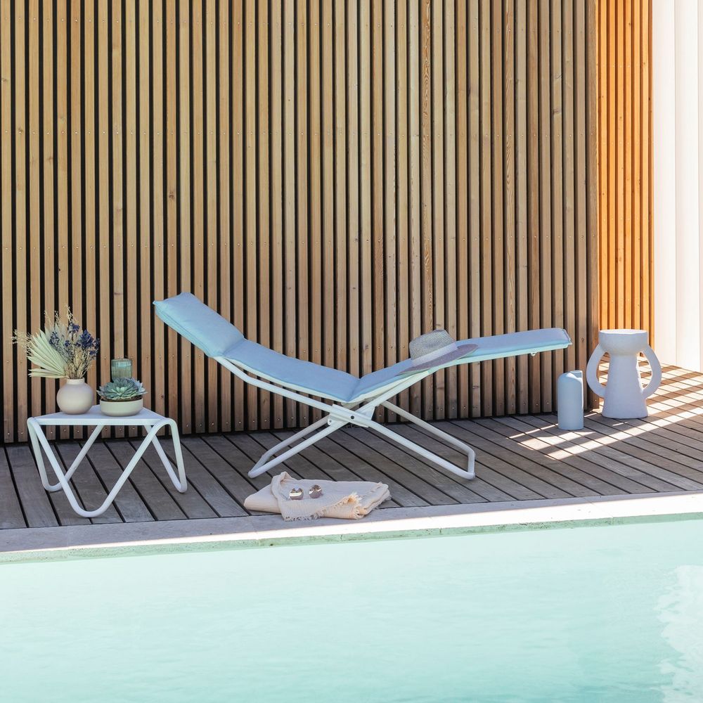 Deck chairs - BAYANNE lounge chair - LAFUMA MOBILIER