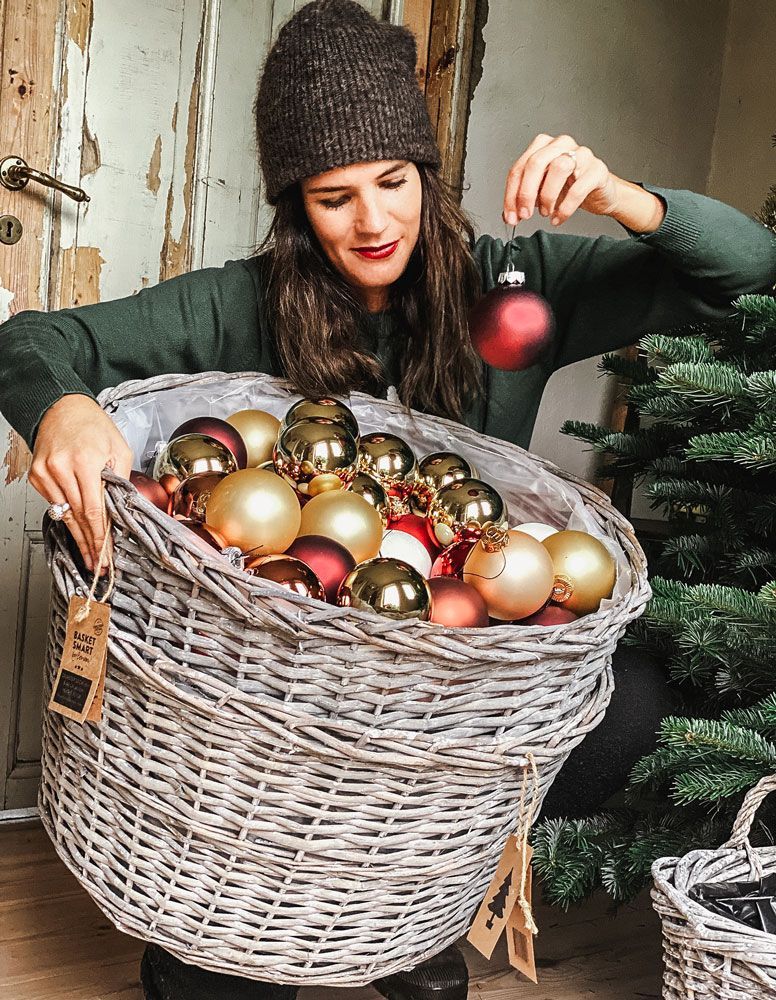 Guirlandes et boules de Noël - Boules de Noël paquet de 16 - Or - BY BENSON