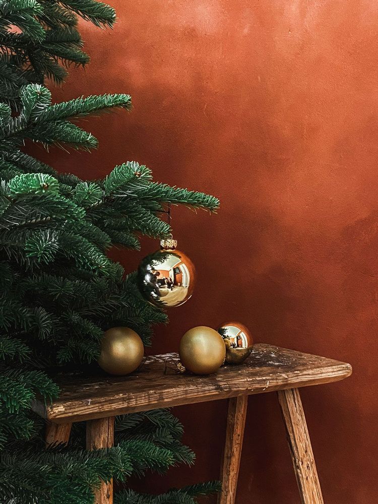 Guirlandes et boules de Noël - Boules de Noël paquet de 16 - Or - BY BENSON