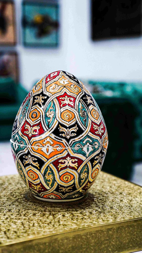 Decorative objects - ANDALUSIAN EGG - NOUR BOUGIE