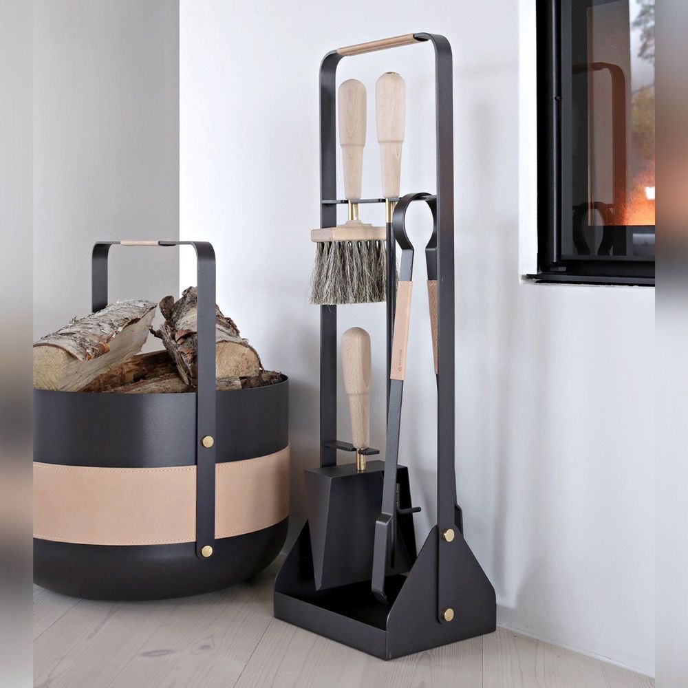 Decorative objects - Emma Companion Set Fireplace Tools - Naturel - ELDVARM