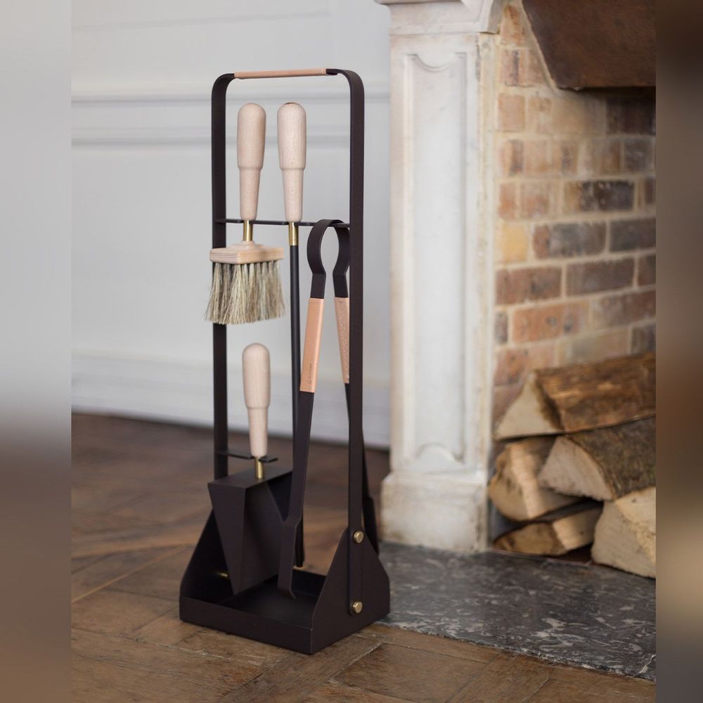 Decorative objects - Emma Companion Set Fireplace Tools - Naturel - ELDVARM