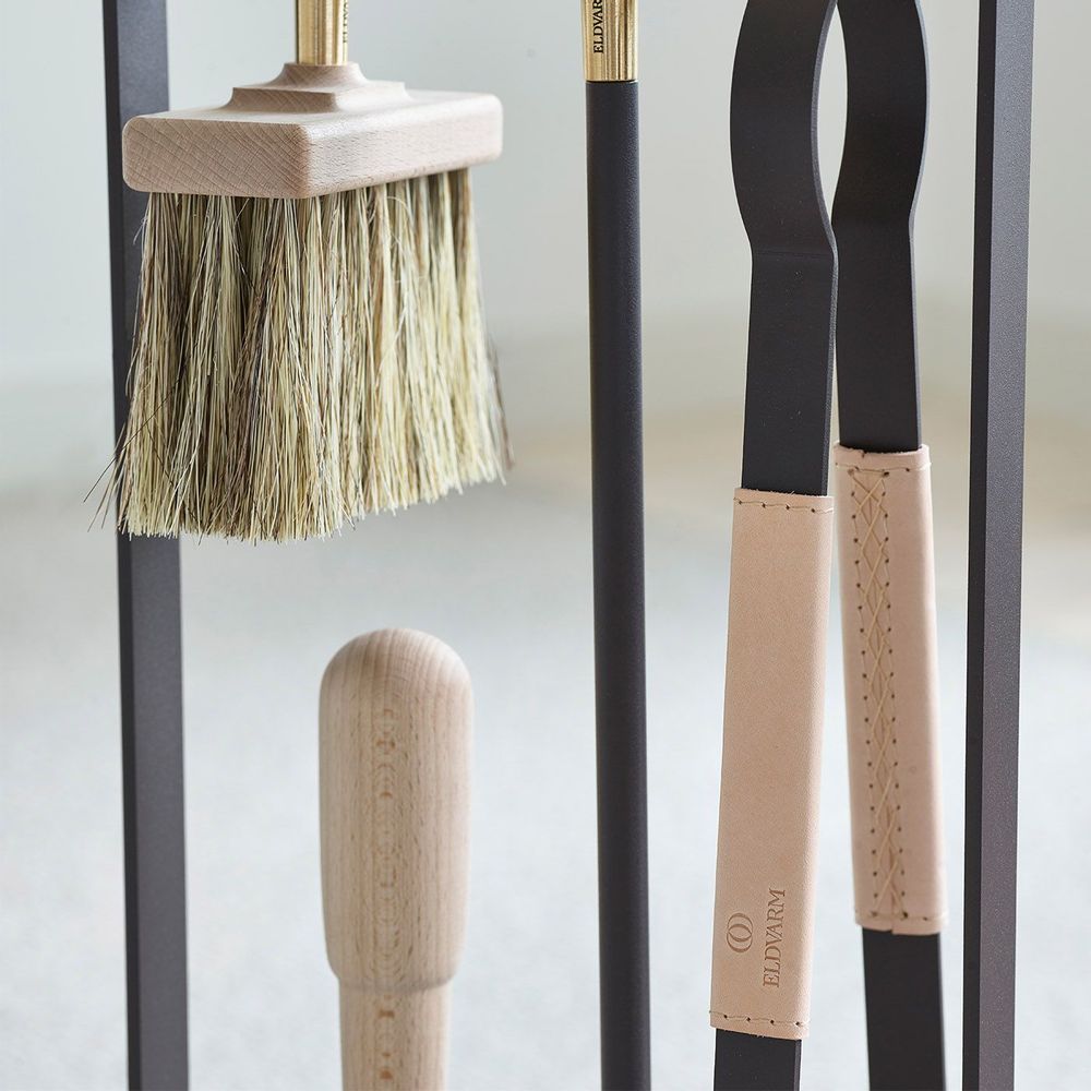Decorative objects - Emma Companion Set Fireplace Tools - Naturel - ELDVARM