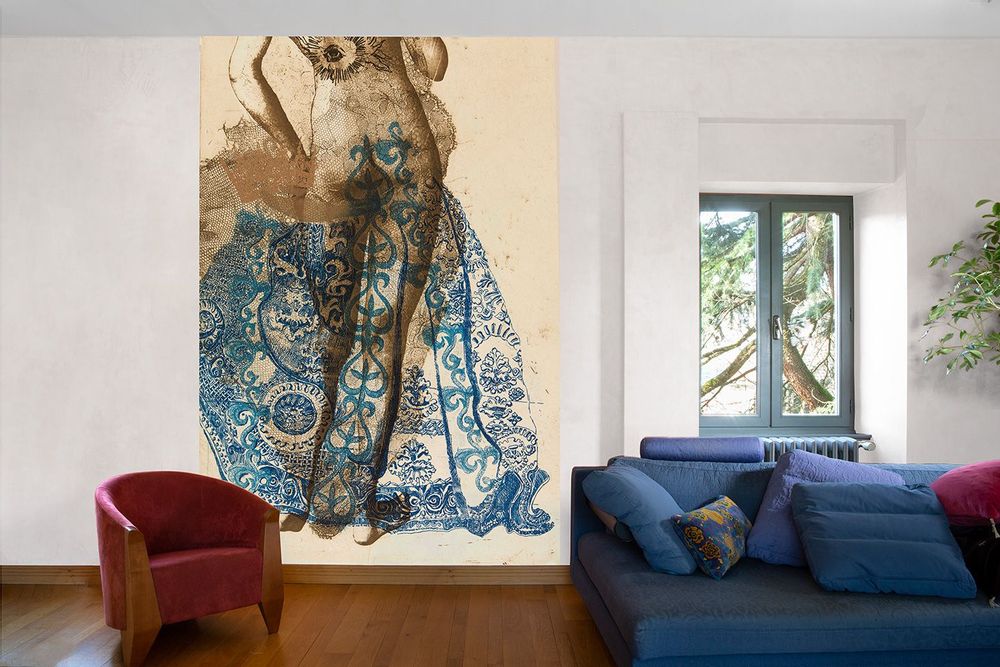 Tapestries - Wall decor / Wallpaper "Lace" - CHARLOTTE MASSIP