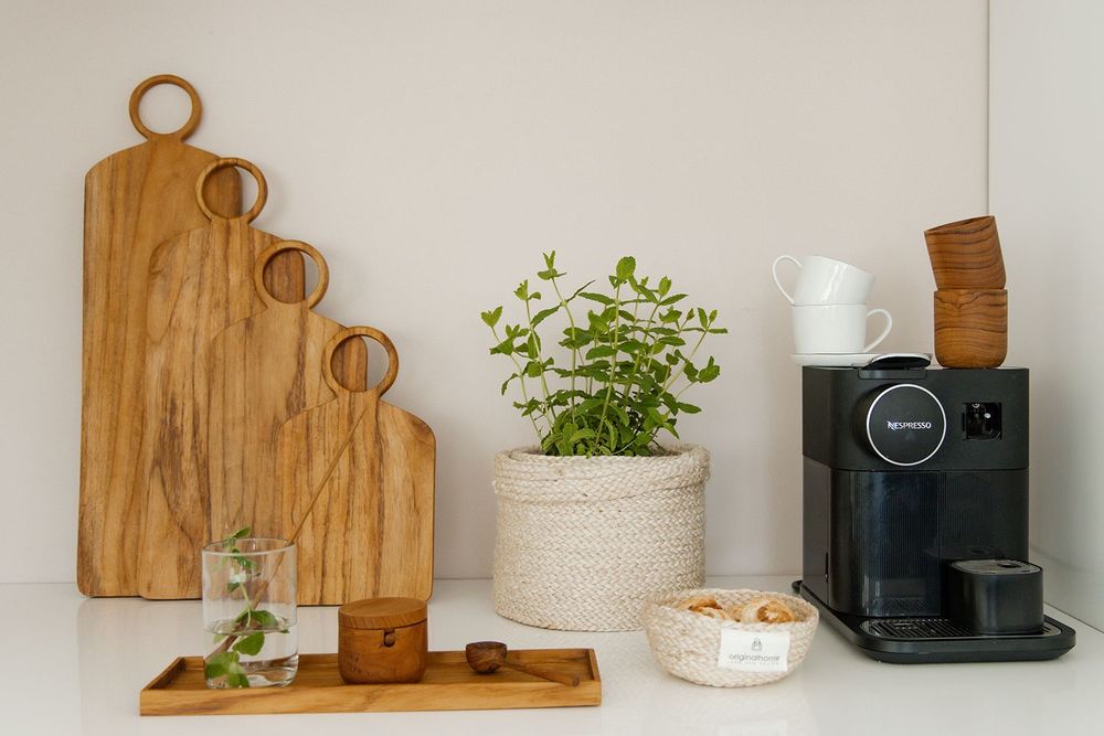 Plateaux - Planche à découper en teck recyclé - ORIGINALHOME ECO DESIGN
