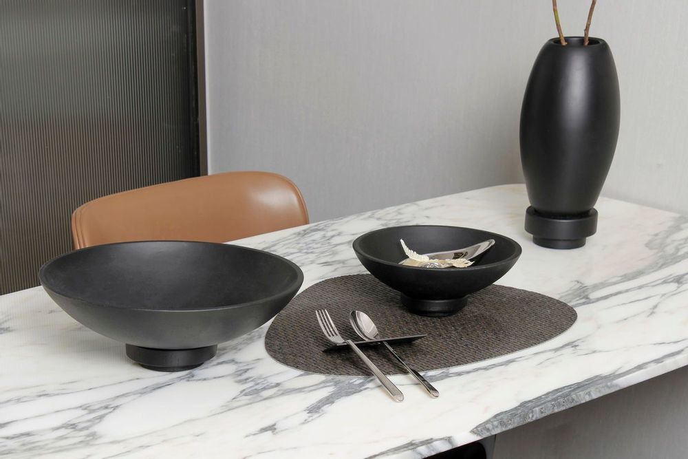 Decorative objects - Nano cement design vases and bowls - ELEMENT ACCESSORIES