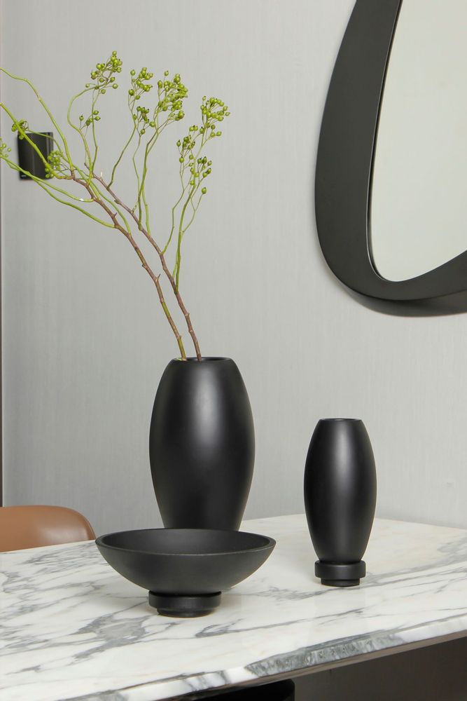 Decorative objects - Nano cement design vases and bowls - ELEMENT ACCESSORIES