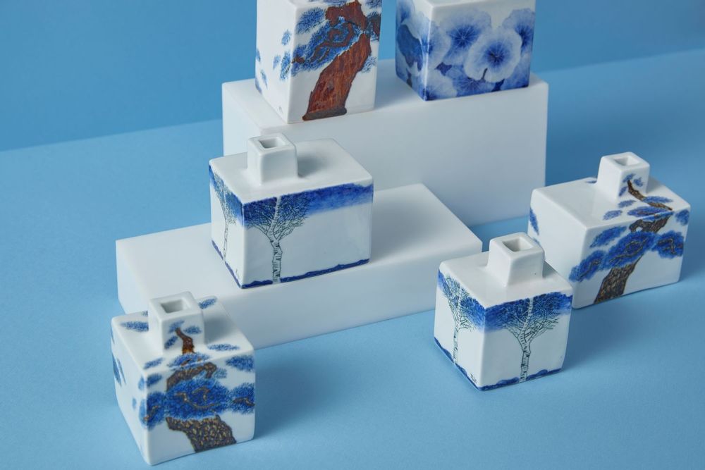 Céramique - Céramiste coréen : Kim Hyun-jong, Shin Ki-bok, Jung Byung-min, Kim Ha-yoon, Oh Kyu-young - ICHEON CERAMIC