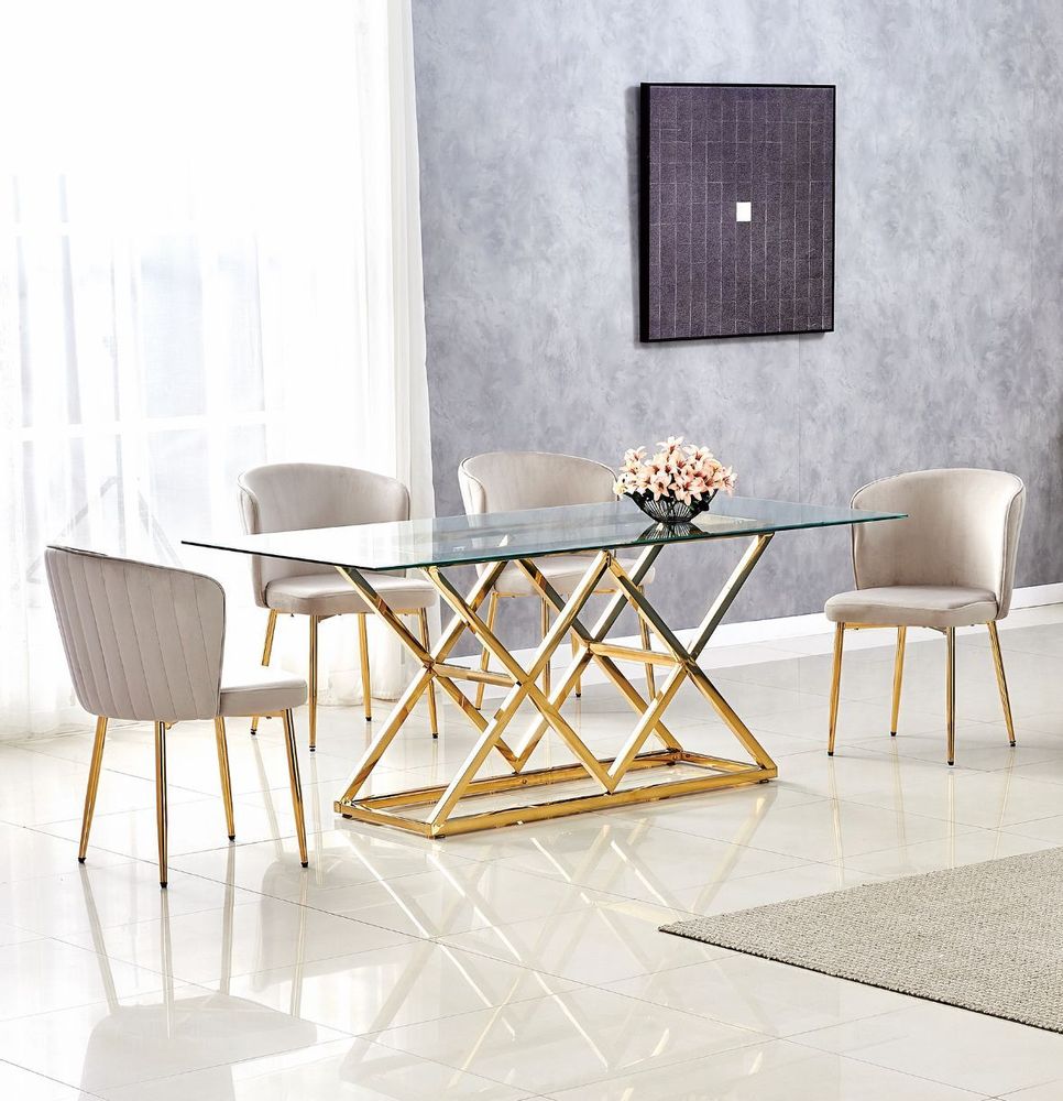 Tables Salle à Manger - TABLE REPAS TRIANGLE PLATEAU TRANSPARENT 180x90CM - EURODESIGN FRANCE