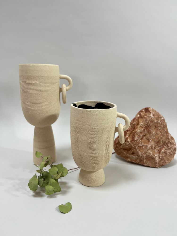 Céramique - Vase à anses - LISA MAÏOFISS