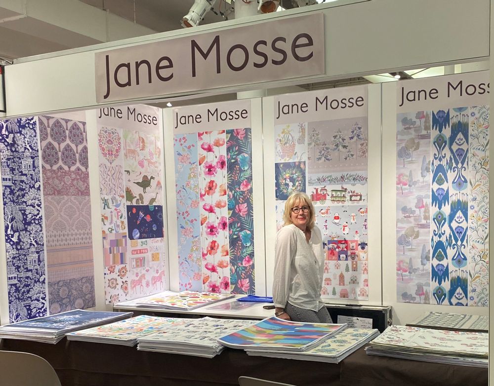Fabrics - Textile Designs - JANE MOSSE DESIGNS