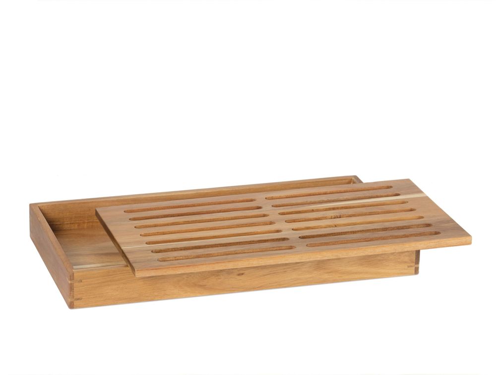 Dessous de plat - Planche à découper à pain en bois d'acacia CC23123 - ANDREA HOUSE