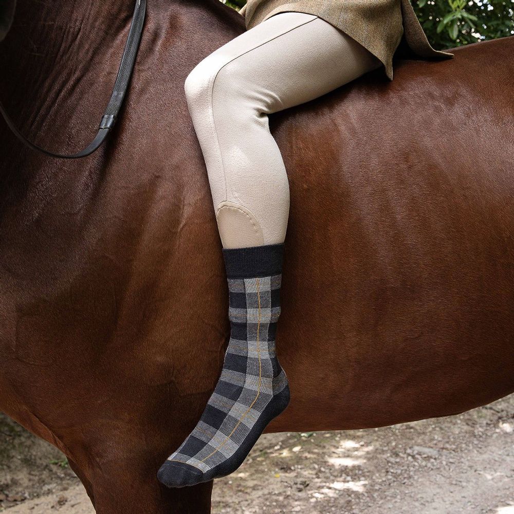 Chaussettes - Les Tartans Gris - MAISON BROUSSAUD