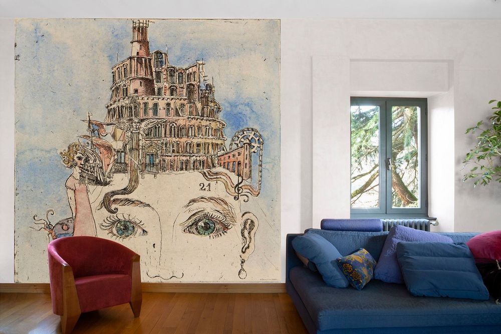 Tapisseries - Babel - Décor mural / papier peint sur-mesure - CHARLOTTE MASSIP