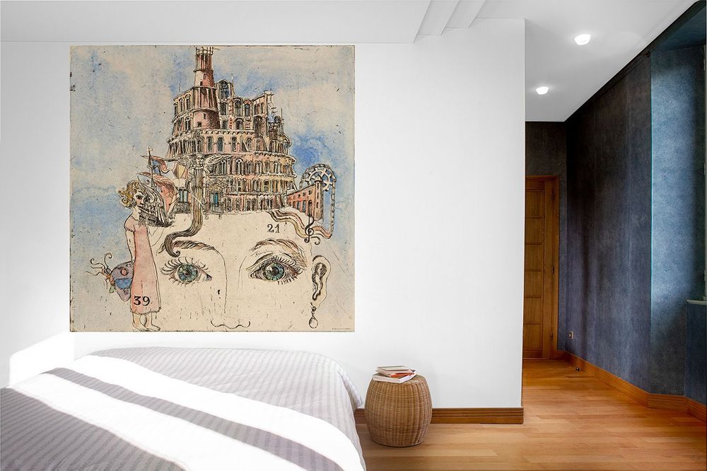 Tapisseries - Babel - Décor mural / papier peint sur-mesure - CHARLOTTE MASSIP