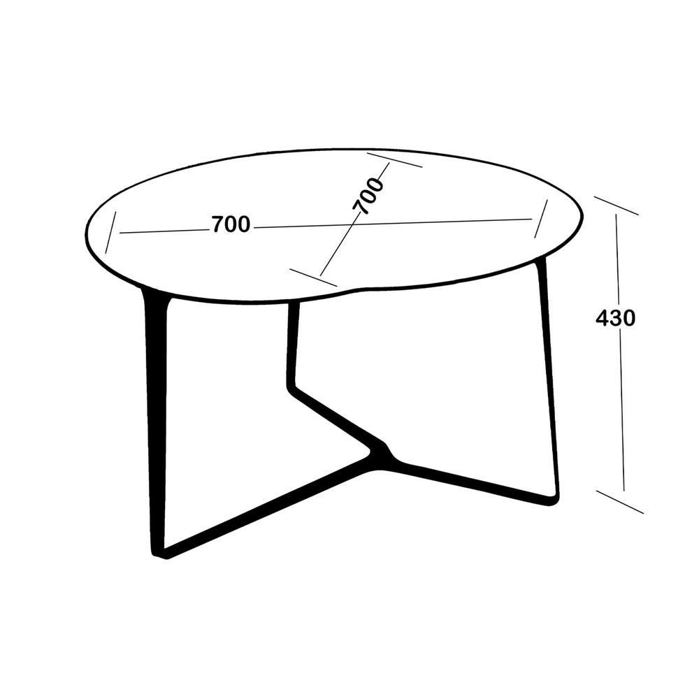 Tables basses - APPLE - Table basse au design moderne - GREYGE