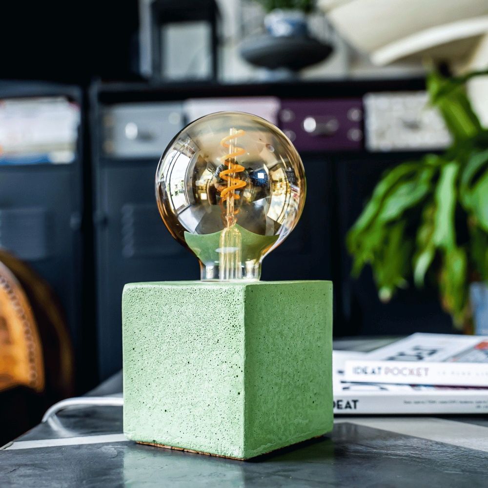 Decorative objects - Cube table lamp - JUNNY