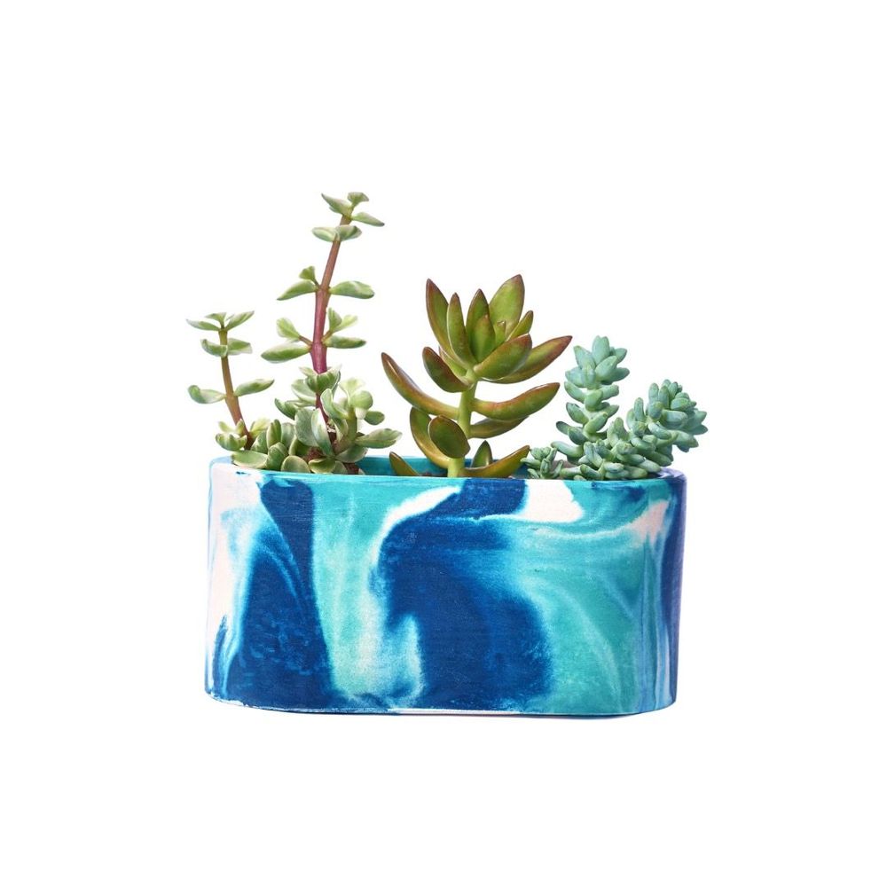 Objets de décoration - Jardinière en béton Tie&Dye - JUNNY