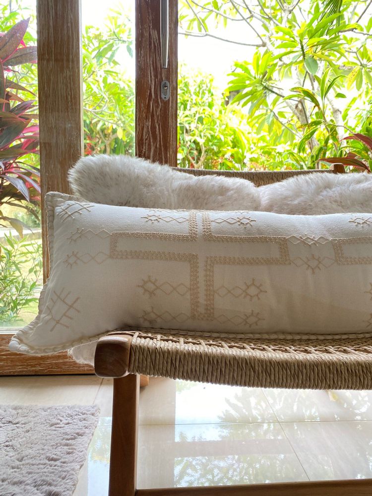 Coussins - Housse de coussin lombaire extra longue Paris - MY BALI LIVING