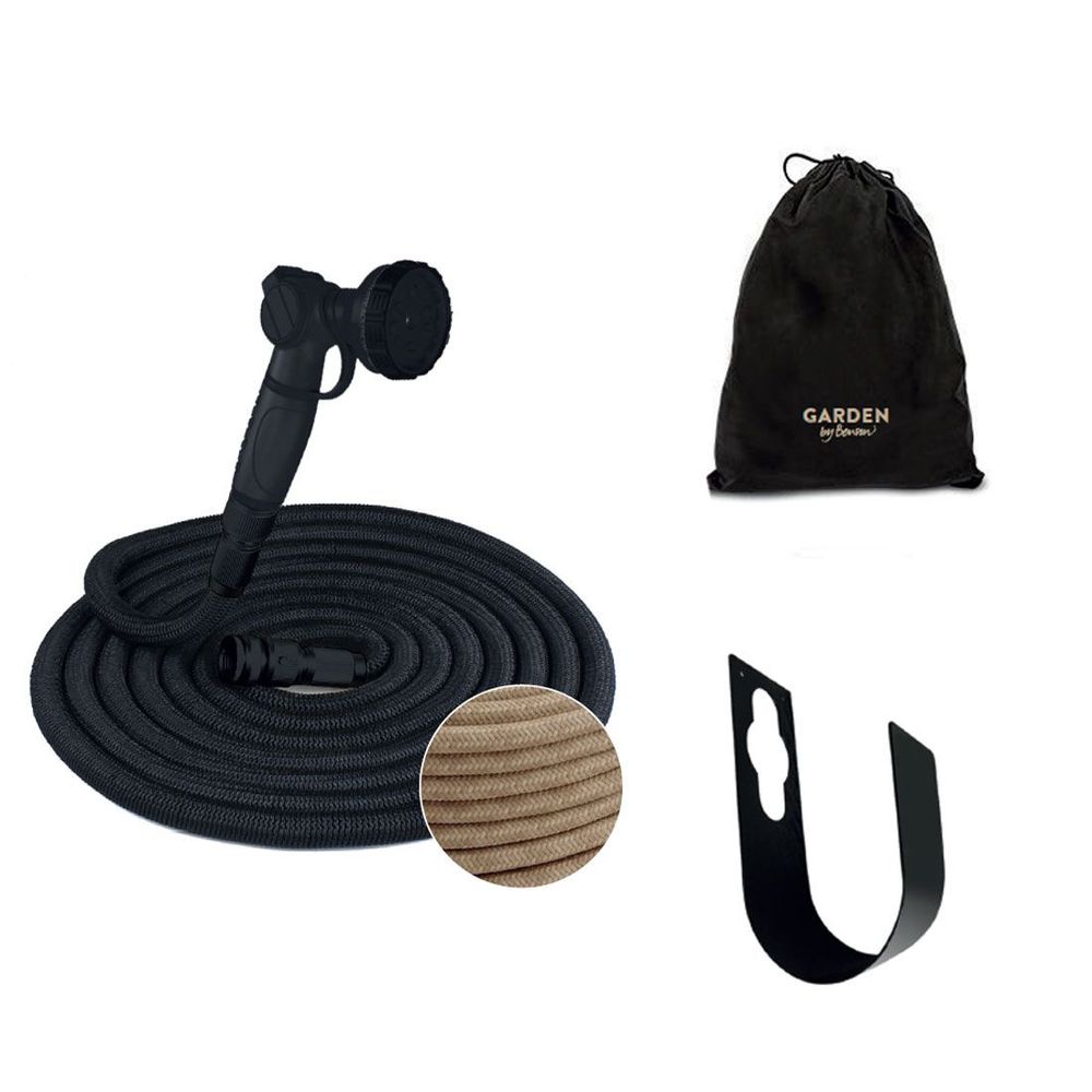 Garden accessories - Garden Hose Deluxe Set - Black 25m - BY BENSON