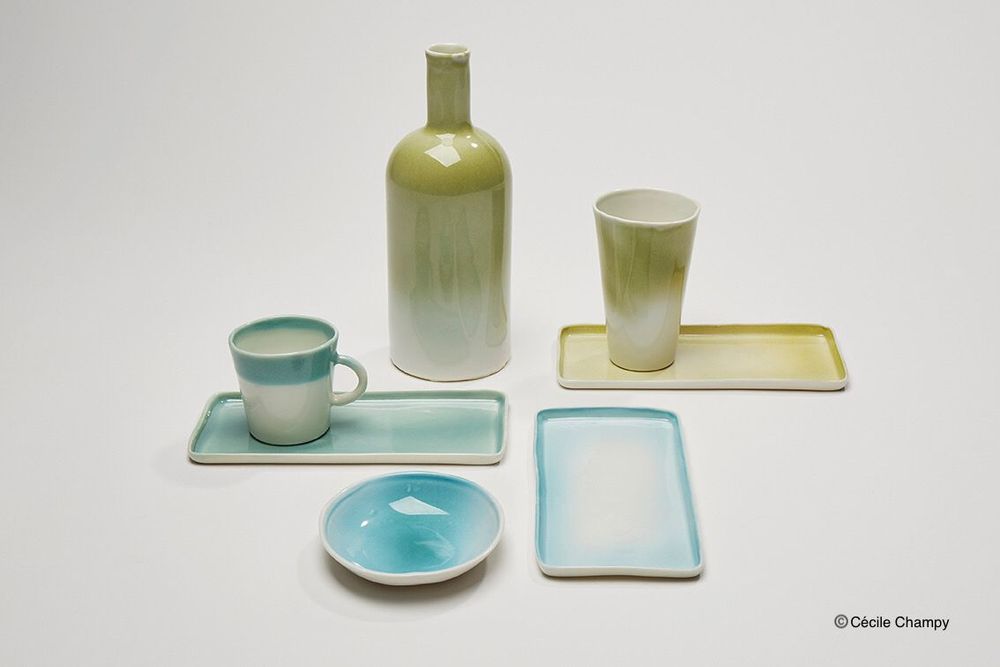 Everyday plates - Porcelain - CECILE GASC PORCELAINE