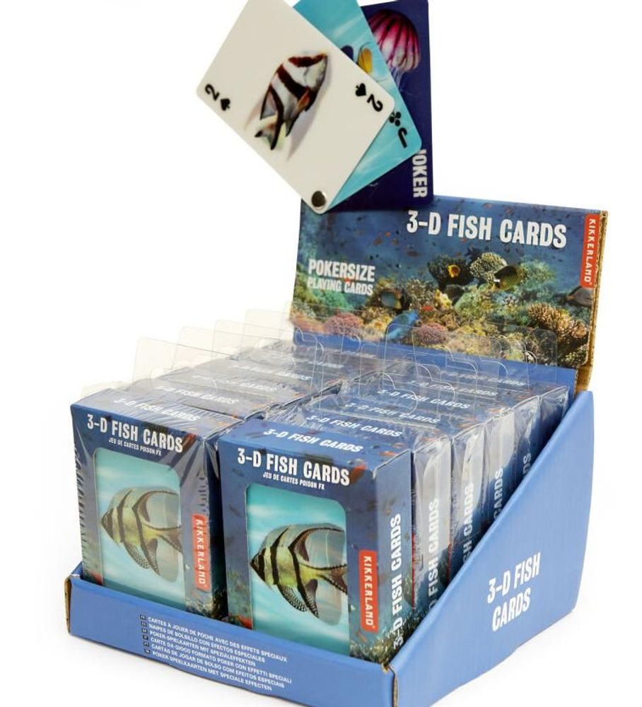 Toys - FISH 3D CARDS - KIKKERLAND