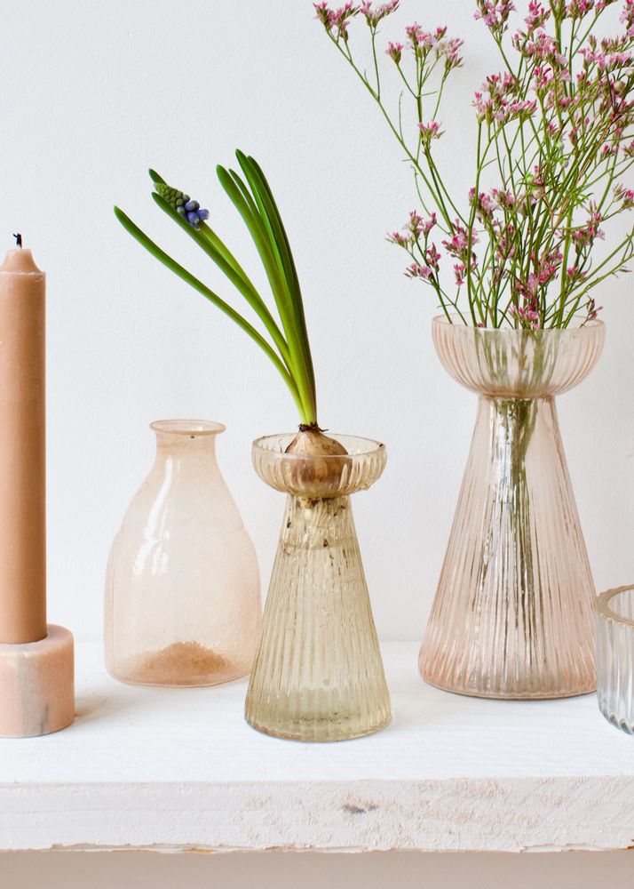 Vases - Recycled glass vase green - WELDAAD AUTHENTIC INTERIOR
