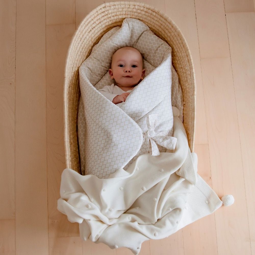 Kids accessories - Popcorn blankets with pompons - EFFIKI