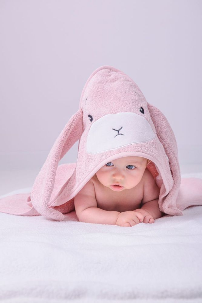 Children's bathtime - Bunny Effik hooded towels - EFFIKI