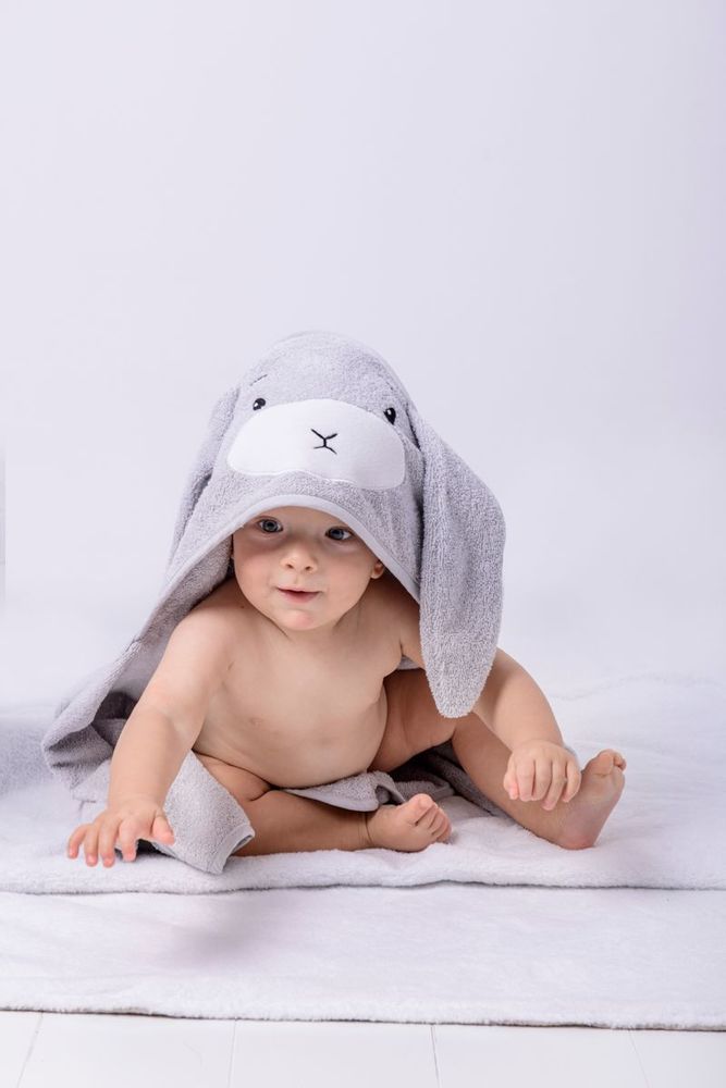 Children's bathtime - Bunny Effik hooded towels - EFFIKI