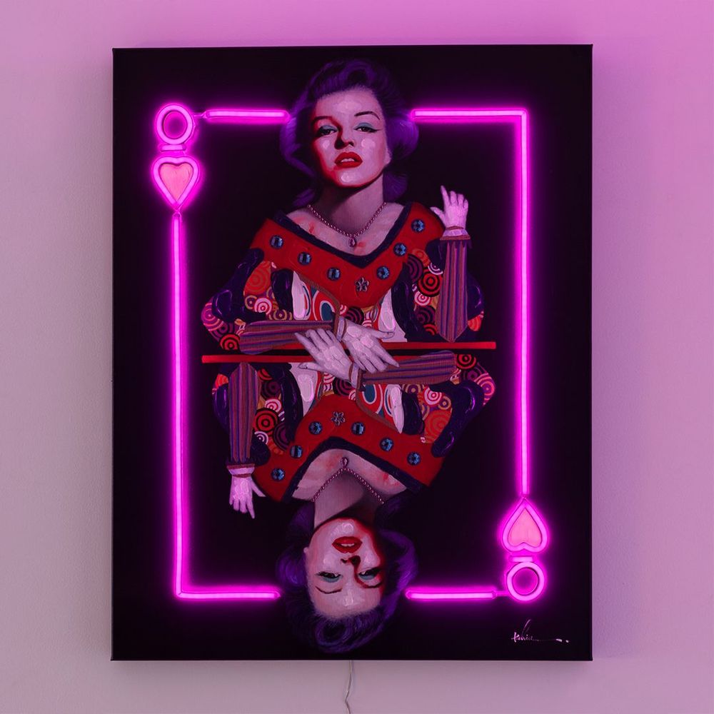Paintings - Wall Painting (LED Neon) - Marilyn - LOCOMOCEAN