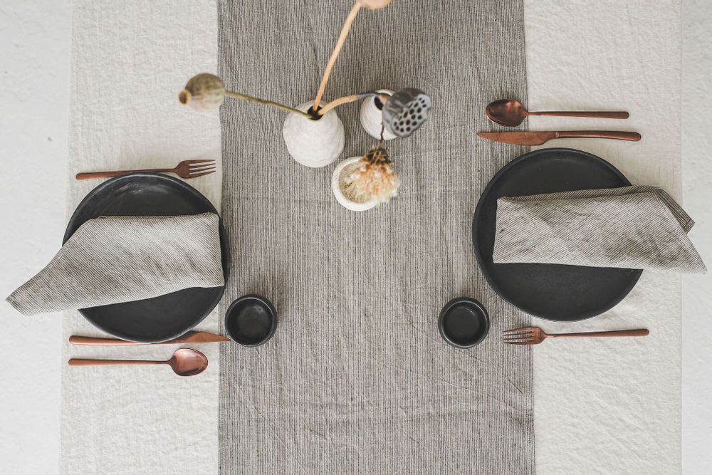 Linge de table textile - Serviettes en lin lavé à la pierre - EPIC LINEN