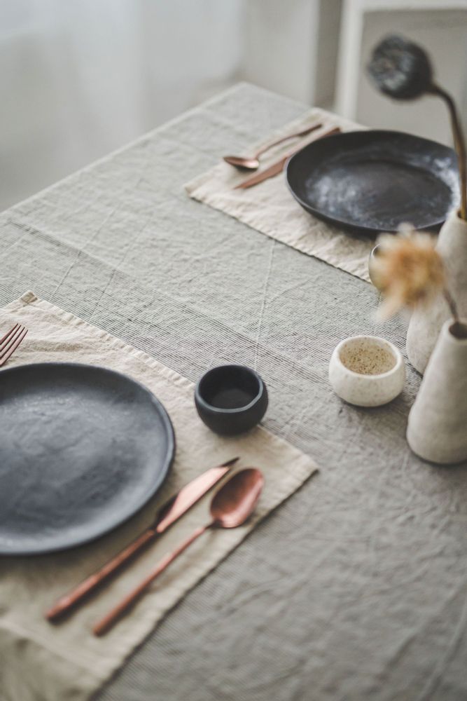 Linge de table textile - Serviettes en lin lavé à la pierre - EPIC LINEN
