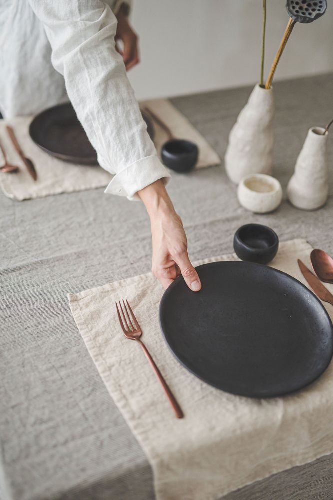 Linge de table textile - Serviettes en lin lavé à la pierre - EPIC LINEN