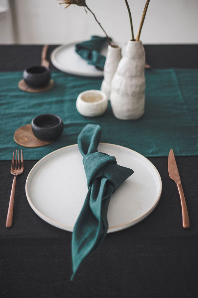 Linge de table textile - Serviettes en lin lavé à la pierre - EPIC LINEN