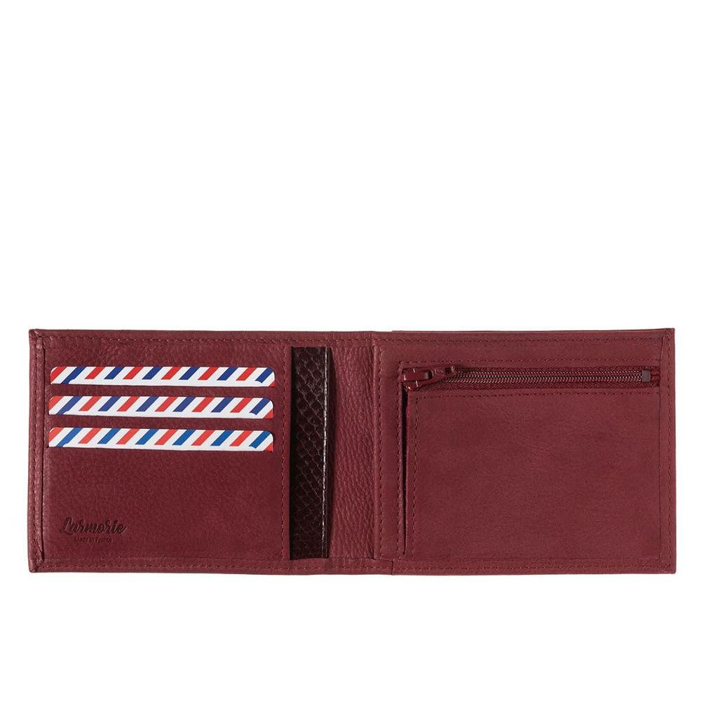 Leather goods - Arthur Poisson - Italian marine leather wallet for men made in France - LARMORIE OFFICIEL