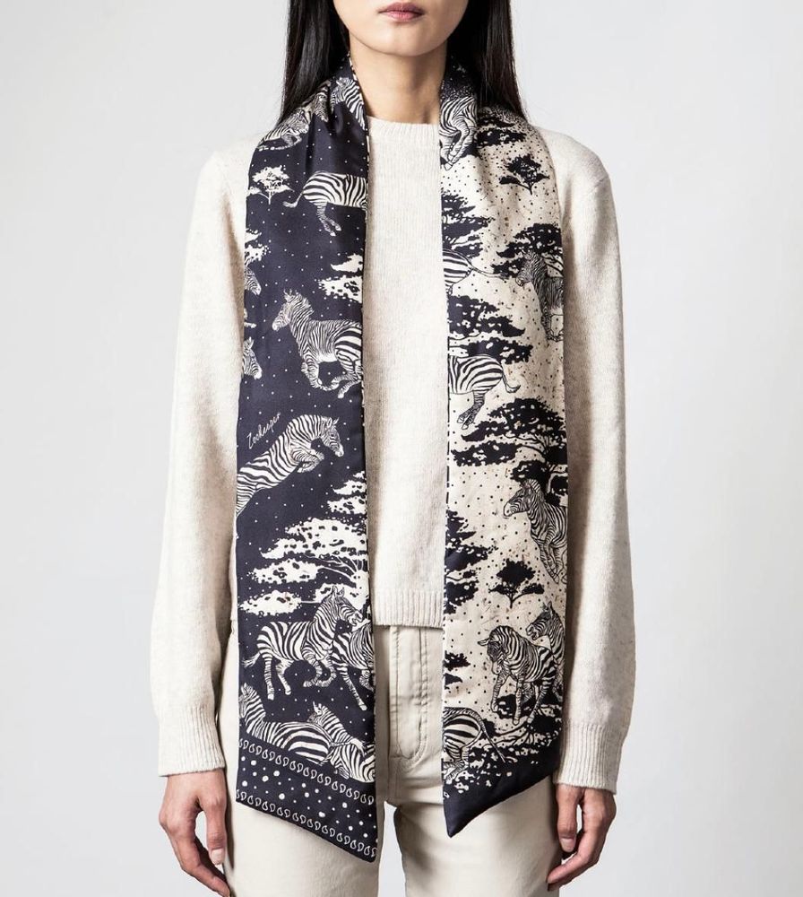 Fabrics - [MERCION] SILK PADDING SCARF - KOREA INSTITUTE OF DESIGN PROMOTION