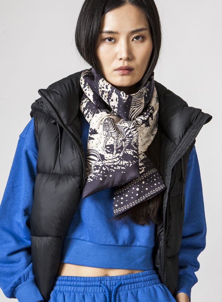 Fabrics - [MERCION] SILK PADDING SCARF - KOREA INSTITUTE OF DESIGN PROMOTION