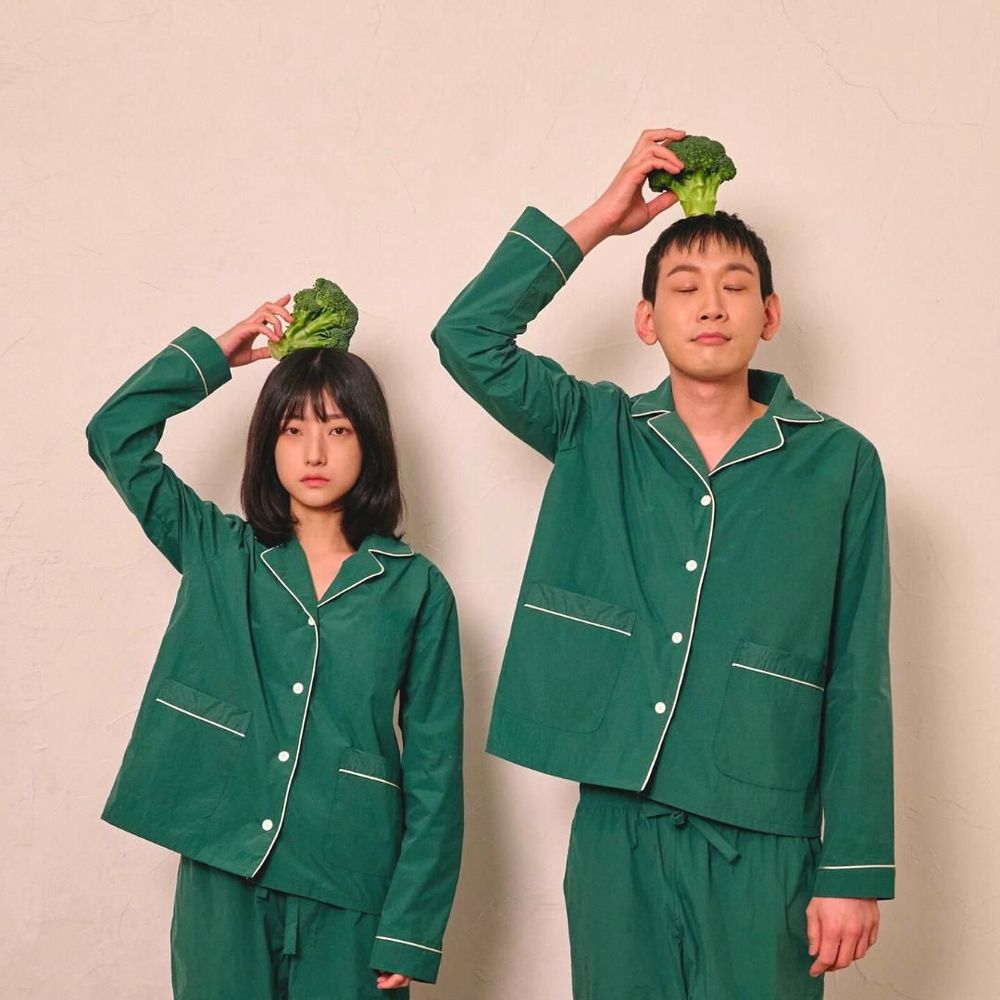 Sleepwear - [a meaningful life Inc.] Organic Cotton Long-sleeves Pajamas set - KOREA INSTITUTE OF DESIGN PROMOTION