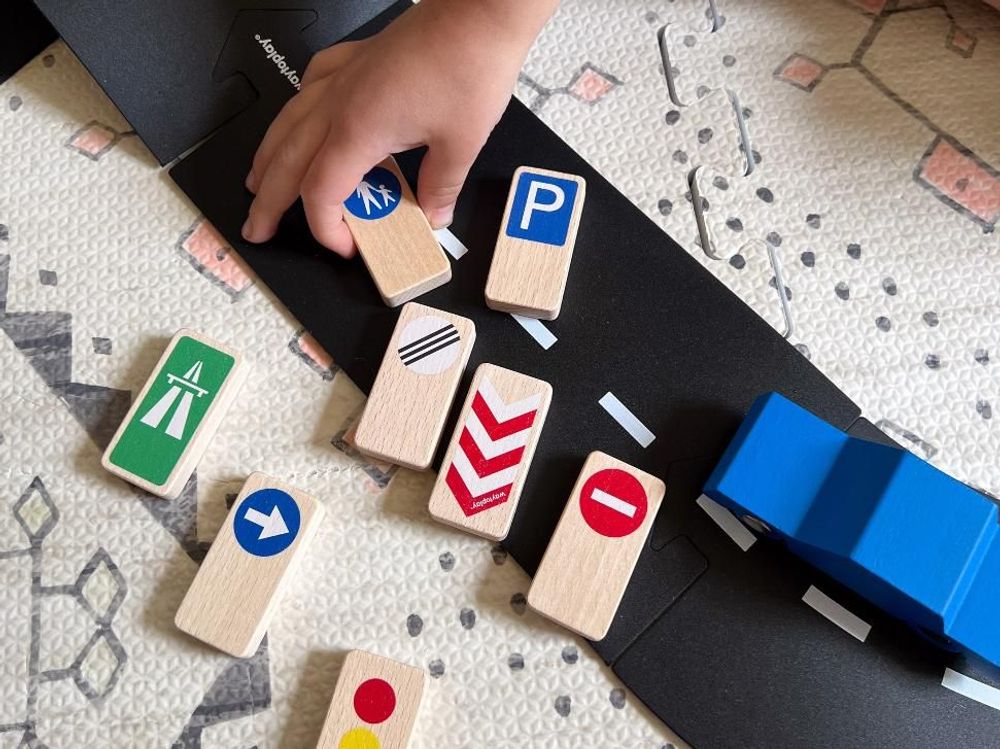 Jouets enfants - Panneaux de signalisation en bois - WAYTOPLAY TOYS