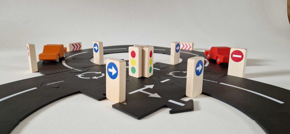 Jouets enfants - Panneaux de signalisation en bois - WAYTOPLAY TOYS