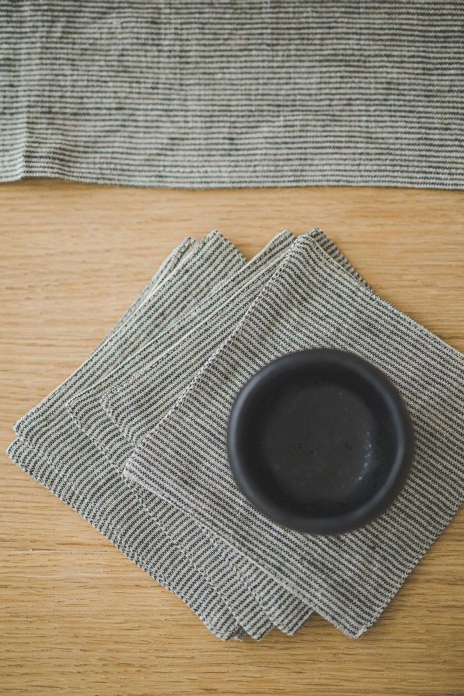 Linge de table textile - Sous-verres à double couche en lin - EPIC LINEN