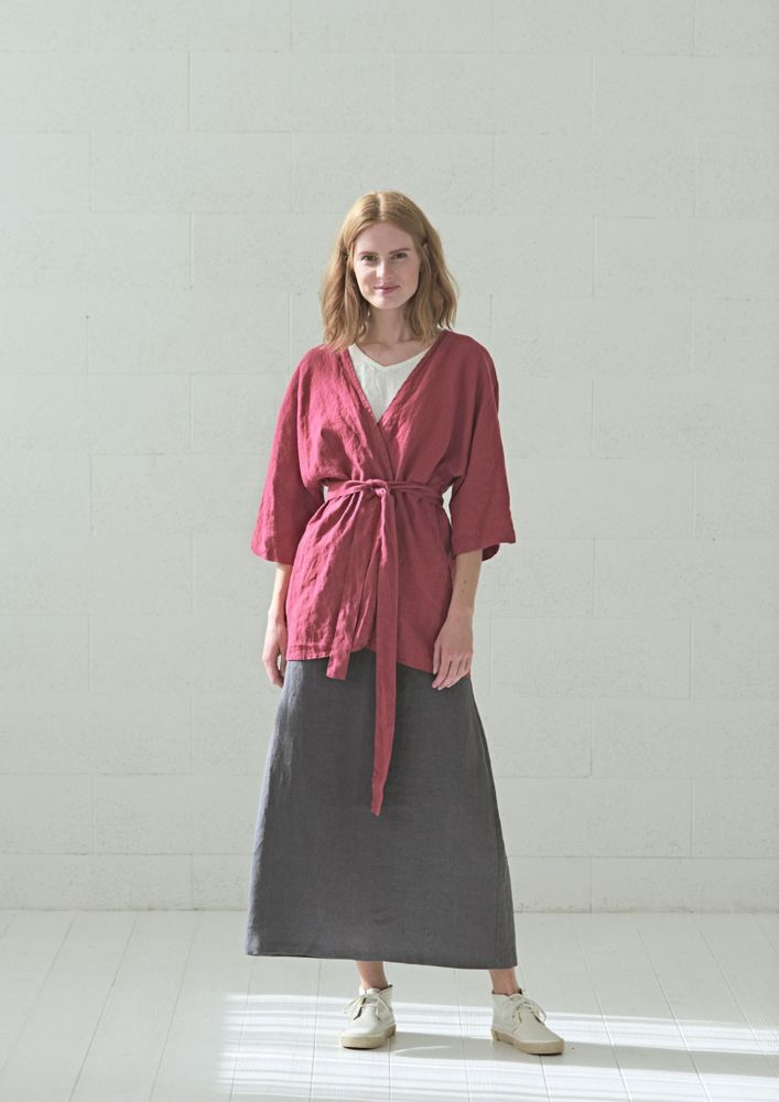 Apparel - A - Line Linen Skirt - EPIC LINEN